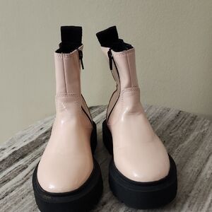 Zara Kids Light Pink Ankle Boots